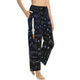 thumbnail image 3 of Kdxio Women's Comfy Stretch Physical FormulasPrint Drawstring Pajama Pants-Small, 3 of 9