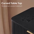 thumbnail image 4 of EHANCIS 63" Fluted Sideboard Buffet Cabinet, Modern Storage Cabinet with 4 Doors and Adjustable Shelves for Dining Room, Kitchen, Living Room (Black), 4 of 6