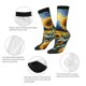 thumbnail image 4 of Balery Starry Sky Sunflower Calcetas Largas con Estampado para Hombre y Mujer – Suaves y Transpirables, Talla Única (US 5-11), 4 of 6