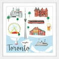 thumbnail image 2 of "Toronto" by Molly Rosner Framed Painting Print, 2 of 5