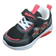 thumbnail image 2 of Hot Wheels Toddler Boys' Light-Up Sneakers - Black, Size 7, 2 of 9
