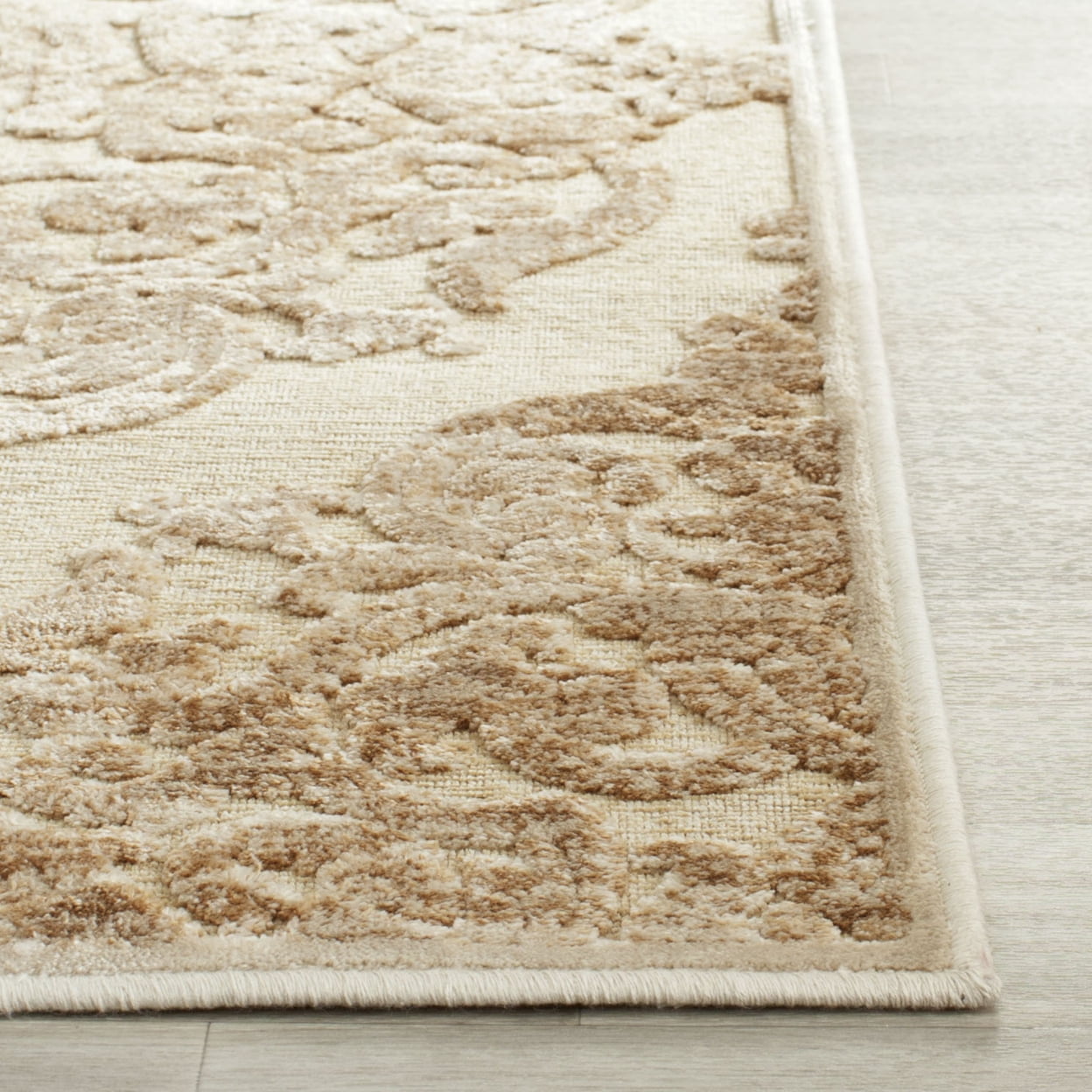 SAFAVIEH Paradise Alannah Damask Vines Area Rug, Stone, 8' x 11'2"