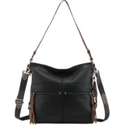 Women's THE SAK Ashland Leather Bucket Bag Black Leather OSFA