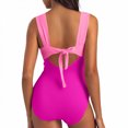 thumbnail image 4 of PuLe One Piece Swimsuit Women Tummy Control Cut Out High Waisted Bathing Suit Push Up Ruched Swimwear ﻿, 4 of 7