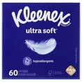 thumbnail image 4 of Kleenex 50173 Ultra Soft Facial Tissue, 3-Ply, 4 Boxes/Pack Towels, 4 of 5
