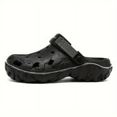 

Comfy Non-Slip Men s Clogs for Outdoor Activities - Out Design Solid EVA Material