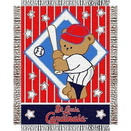 Northwest Saint Louis Cardinals St. Baby Blanket Jacquard Woven Throw