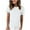 White1, variant on tarylea Plus Size Tops for Women Short Sleeve Crew Neck Crop Tops Casual Loose Summer Solid Color Dailywear T-Shirt Tops