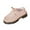 Pink, variant on Wensltd Mid Heel Loafers for Women Plus Size Chunky Sole Round Toe Vintage Solid Color Trendy Shoes