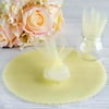 BalsaCircle 25 Yellow 9" Tulle Circles Wedding Party Baby Shower FAVORS