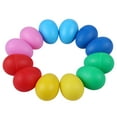 thumbnail image 1 of 12 Pieces Egg Shakers Musical Instruments Percussion Egg for Kids Toys Plastic Easter Egg Shaker for Learning DIY Painting, Classroom Music, Rhythm, 6 Colors, 1 of 6