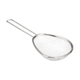 thumbnail image 4 of Colador de malla de acero inoxidable, colador de alimentos, forma ovalada práctica, de malla gruesa para fideos, aceite, vegetales, alimentos, 4 of 8