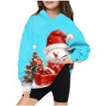 thumbnail image 2 of Mikilon Chirstmas Day Kids Clothes Size 4-14 Thermal Printed Hoodie & Sweatshirts Round Neck Long Sleeve Shirts Fall and Winter Plus Velvet Pullover Clothes, 2 of 3