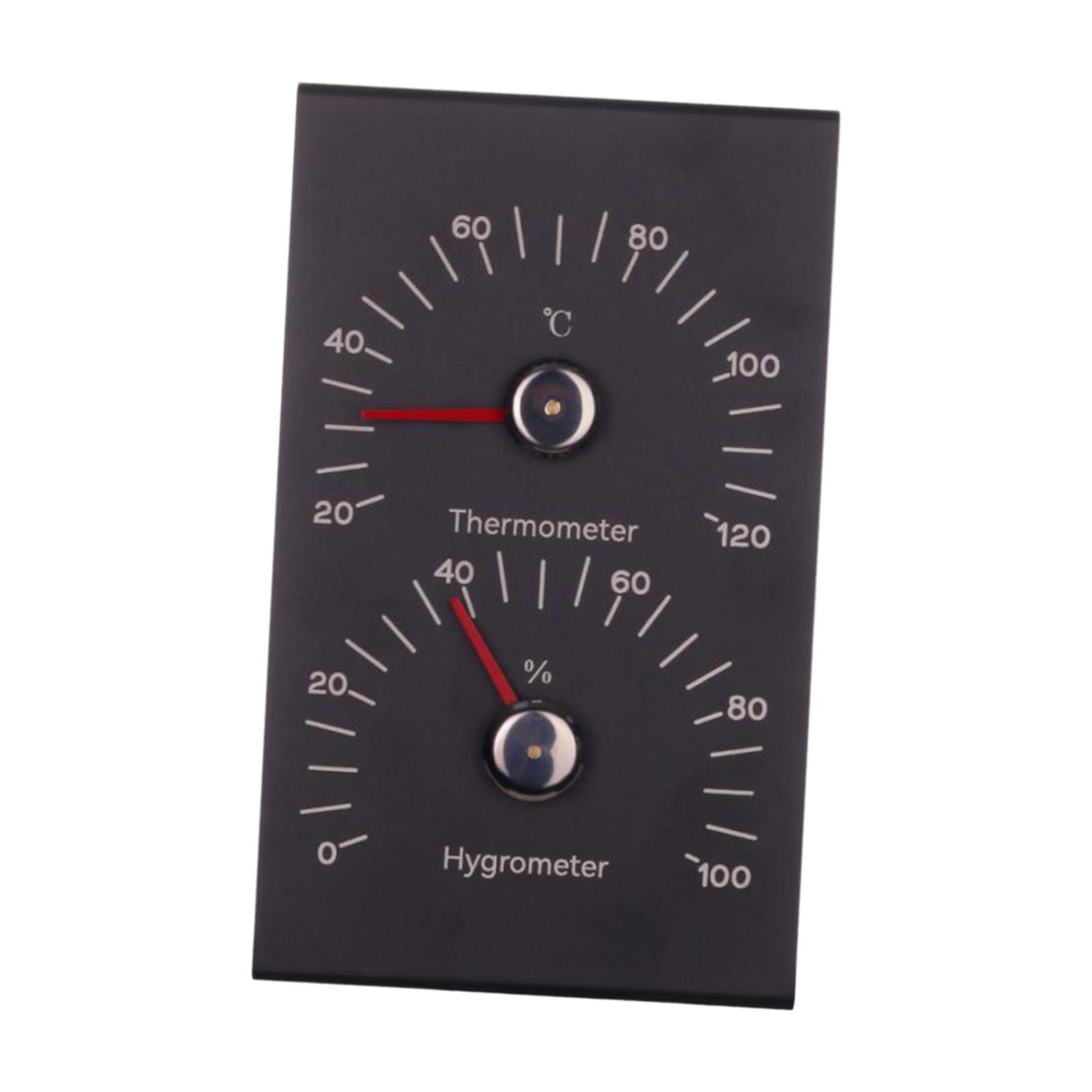 YWMJZEU Sauna Hygrometer 2 in 1 Simple to Use Monitor Gauge Multifunction Humidity Gauge