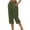 *Army Green, variant on VBVC No Boundarie Women's Cotton-Linen Capri Pants,Summer Drawstring Bottoms For Women,Ladies Lightweight Sweatpants with Pockets,Black,S-3XL