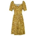 thumbnail image 4 of Gold glittering sparking sequins pattern Sleeveless Dress dresses summer woman 2024 dresses for woman, 4 of 6