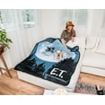 thumbnail image 4 of E.T. The Extra-Terrestrial Bike Moon Fleece Throw Blanket | 45 x 60 Inches, 4 of 6