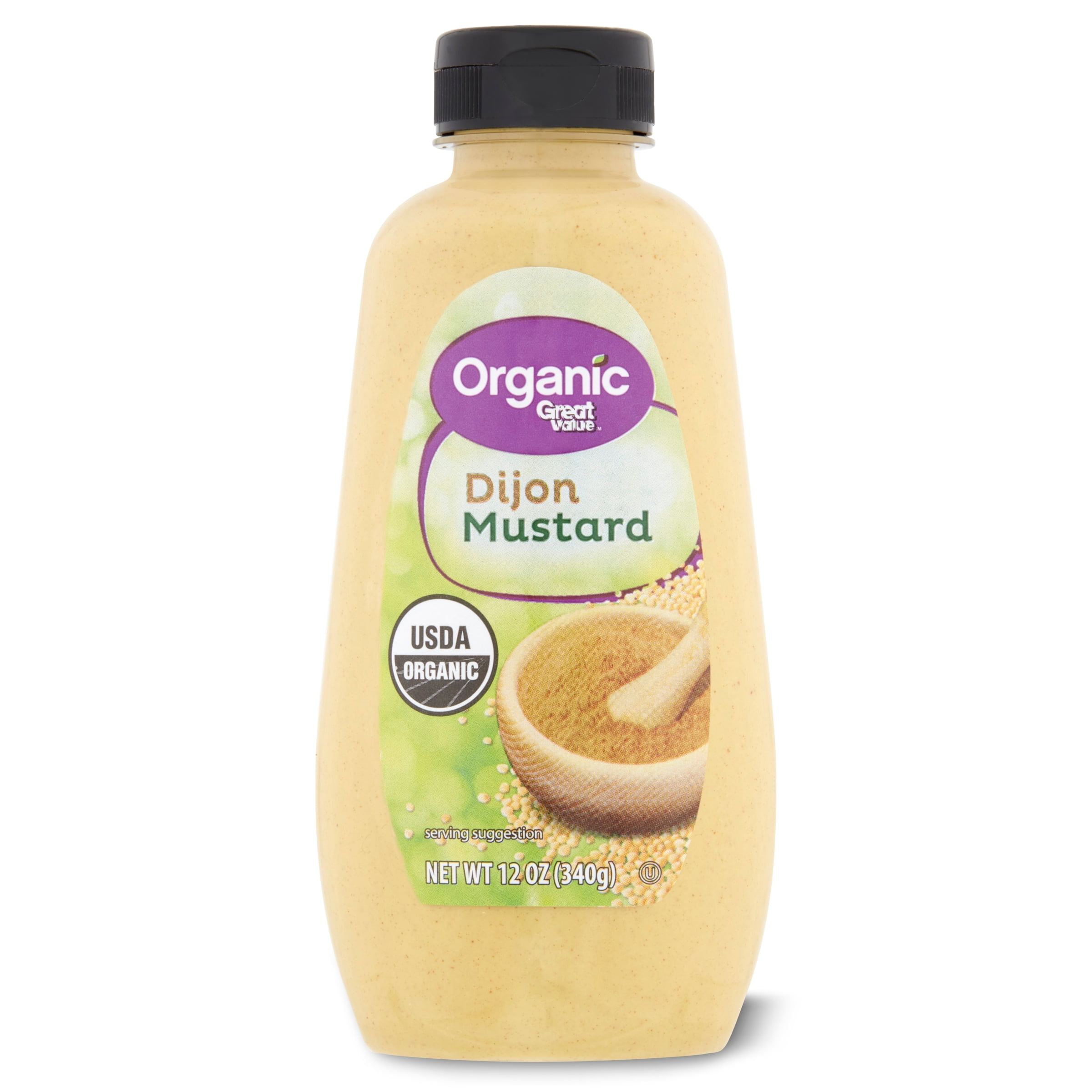 Great Value Organic Dijon Mustard, 12 oz