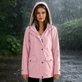 thumbnail image 4 of WRKEKC Windbreaker Jackets for Women Waterproof Sun Protection Long Sleeve Zip Up Hooded Outdoor Sports Coat, 4 of 8