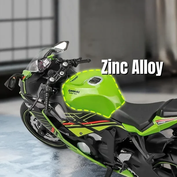 1:12 Kawasaki Ninja ZX-6R Motorcycle Toy 1:12 RMZ City Diecast