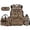 Brown Camo Bow Print, variant on HUISEFOR Fish Camo Bow School Backpack Set for Girls Boys, 17 Inch Flap Backpack School Bag with Lunch Bag, Pencil Case and Water Bottle Holder for Preschool Elementary Bookbag Set
