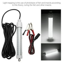 12v-24v 10W 120 Lumens IP68 Night Fishing Light ,Boat Submersible Deep Drop Underwater White Light (with )
