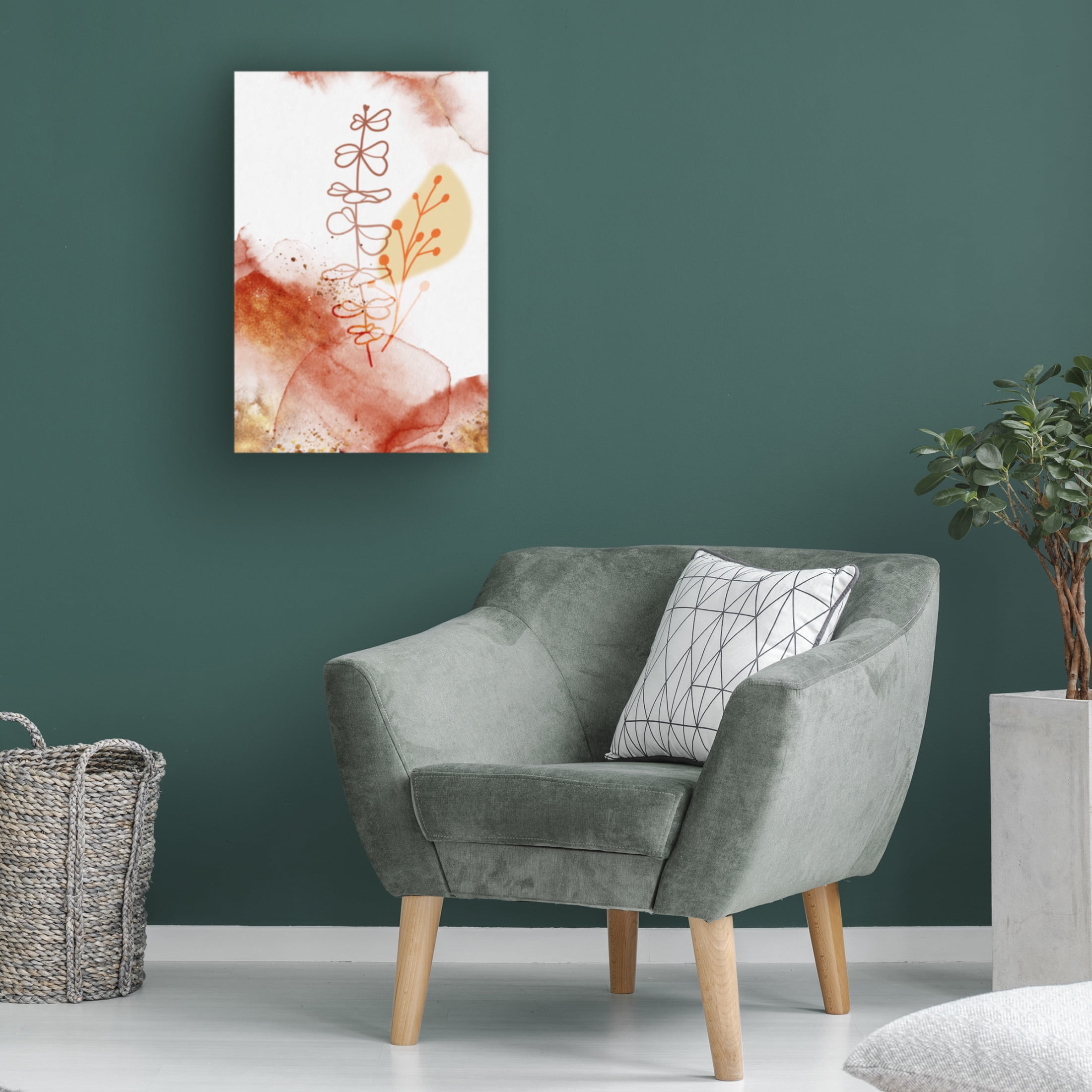 Trademark Fine Art Fadil Roze Aloxerry Canvas Wall Art