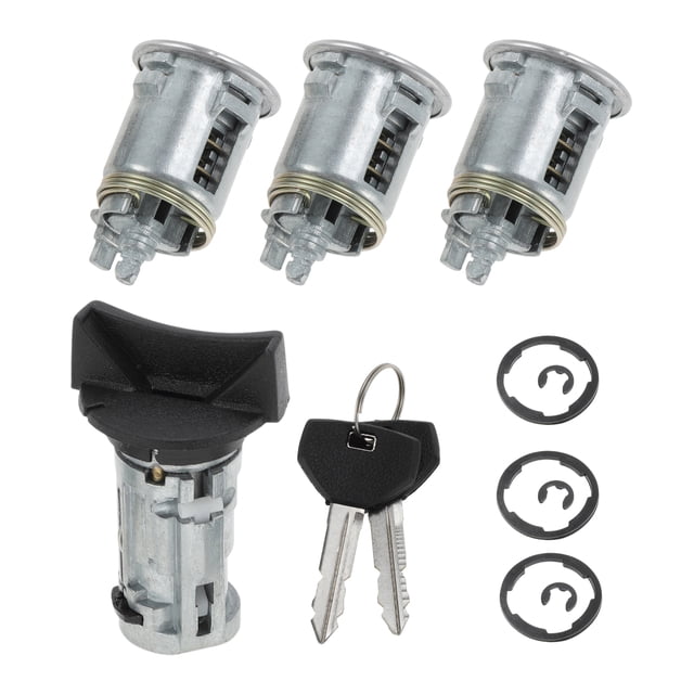 Cilindro de bloqueo de encendido y bloqueo de puerta Unique Bargains No.5161055AA/4720929K/4378701/US211L para Jeep Cherokee XJ 1990-1996 con 2 juegos de llaves