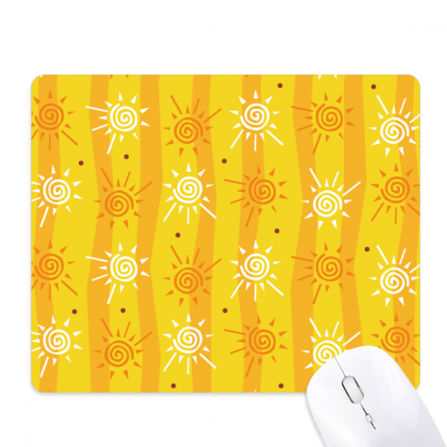 Sun Sunshine Hand Painting River Mouse Pad Non-Slip Rubber Mousepad Game Office