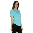thumbnail image 2 of Inkmeso Regular Fit Solid Round NeckTop For Womens Casual Short Sleeves Soft Tee Tops, 2 of 7