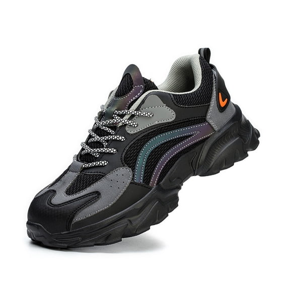 AUXDIQ Steel Toe Work Shoes for Men Women Construction Industrial Safety Sneakers