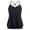 Black, variant on Ocean Blues Women's Plus Size Swimwear V Neck Swimsuit for Woman Tankinis Tummy Control Bathing Suit Plus Tankini Top Size 2XL