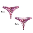 thumbnail image 3 of Fotbe Orchids Flowers Tanga Sin Costuras para Mujer con Estampado – Panties Invisibles, Transpirables y Cómodos para Uso Diario-X-Small, 3 of 6