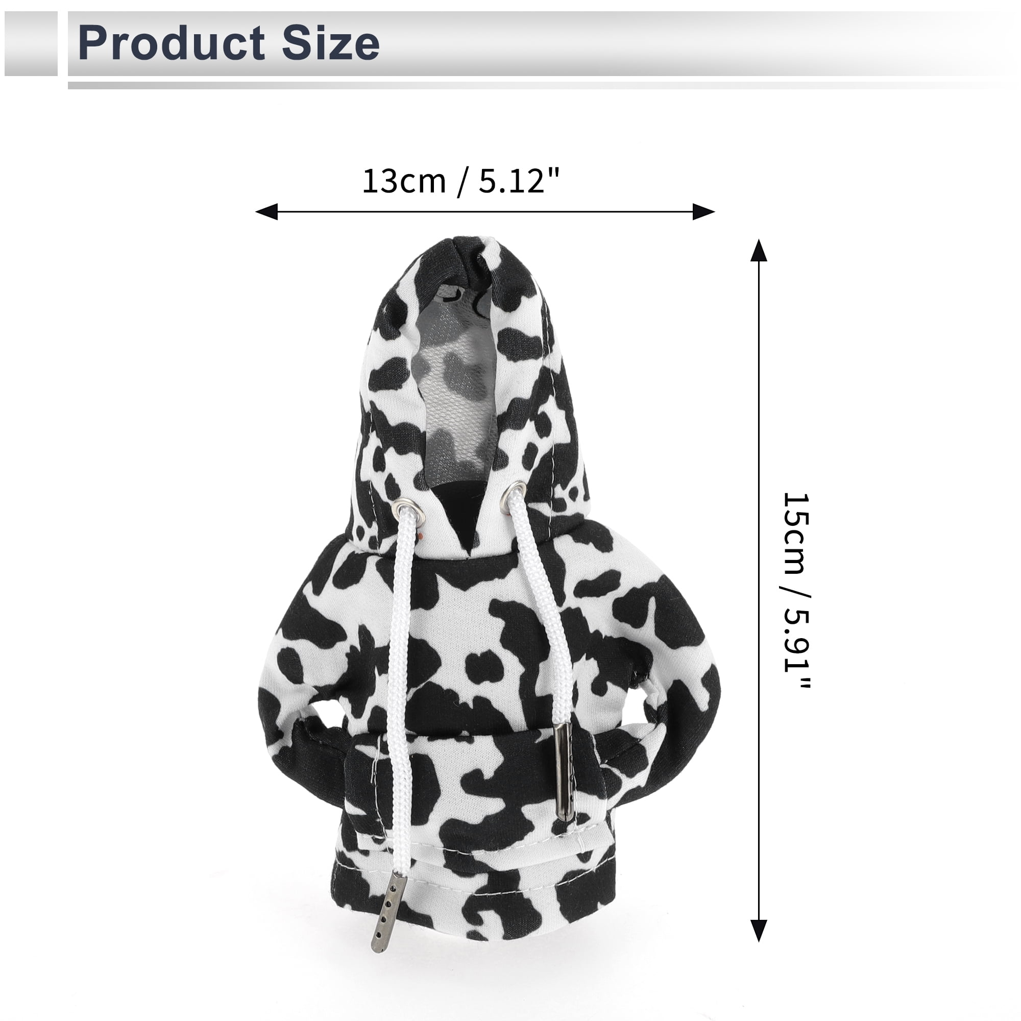 Unique Bargains Gear Shift Knob Cover Stick Shifting Handle Protector Cow Fabric