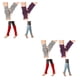 thumbnail image 3 of Calcetines de baile latino Minnieouse 2Conjunto Rosa calentador de piernas elástico, 3 of 6