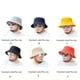 thumbnail image 4 of Minnieouse Sombreros de pescador ligeros y cómodos para hombres Sombrero de protección solar de poliéster de amplia aplicación amarillo de Type3 NO3, 4 of 6