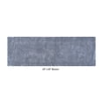 thumbnail image 3 of Better Trends 20" x 60" Premium Bathroom Runner Mat, 100% Cotton Tufted Bathroom Rug, Water Absorbent, Reversible Bath Mat Machine Washable (Silver) Lux Collection, 3 of 5