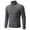 Dark Gray, variant on Men's Solid Color Turtleneck Sweater Textured Knit Pullover for Casual Fashion and Winter Warmth, Ideal for Office Wear and Christmas Holiday Gifts,Army Green,2XL