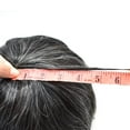 thumbnail image 4 of LYRICAL HAIR Full PU Toupee for Men Human Hair Piece Durable Thin Skin Hair Replacement System Mens Toupee 0.1MM All Poly PU Injected Male Hair Units Wig Black Brown Blonde Gray Hairpieces, 4 of 7