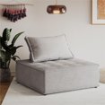 thumbnail image 1 of DHP Paloma Upholstered Single Sofa Chair, Textured Taupe Fabric, 1 of 8