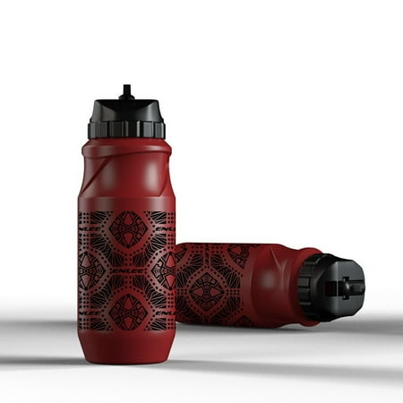 

650Ml Bike Drink Bicycle Bottle Mountain Bike Water Bottle Food Grade Silicone Red
