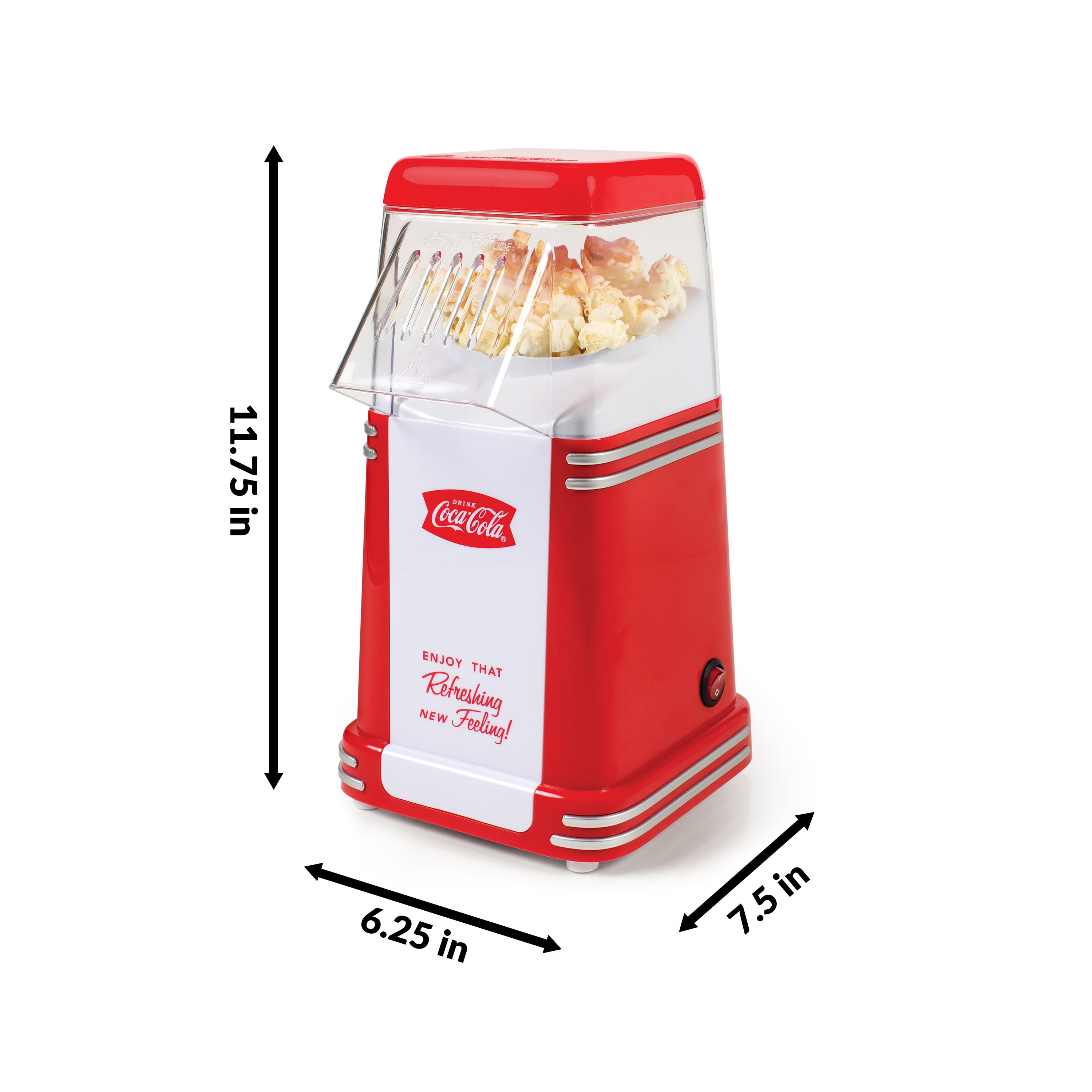 Popcorn Popper Nostalgia Electrics Retro Series 50s Style Hot Air