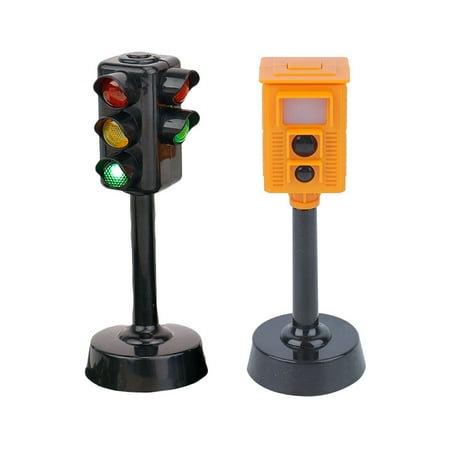 

2pcs Simulation Traffic Light Playthings Safety Educational Toys (Assorted Color)