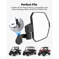thumbnail image 2 of Espejos laterales KEMIMOTO Espejo UTV con pilar A Polaris Ranger XP 1000, 2 of 9