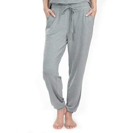 

Cool Girl Women s Keep it Basic Cooling & Moisture Wicking Pajama Jogger Sleep Pant Pant Grey Medium
