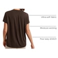 thumbnail image 4 of Remera CRZ YOGA Large Hot Fudge Brown Holgada para Yoga, 4 of 6