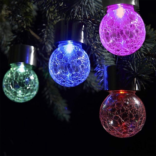 Lámpara colgante decorativa Jadeshay con forma de bola pequeña y colorida luz solar