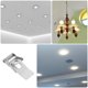 thumbnail image 3 of WEUVEB 10Ud Sujetadores De Resorte De Metal Plata Para Iluminación En Instalación Rápida, 3 of 8
