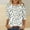 AAB_White, variant on Elvqul 3/4 Sleeve Blouses Women Crew Neck Tops Under $10 Fashion Print Tshirts Pullover Pink Blouses