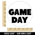 thumbnail image 2 of Game Day Bold Text Football Self-Inking Rubber Stamp Ink Stamper - Black Ink - Large 1-1/2 Inch, 2 of 7